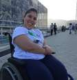 Julia Freitas assistiu, pela primeira vez, a uma competição paralímpica  Foto: BBC Brasil