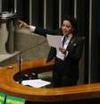 Deputada Raquel Muniz (PSD/MG) defendeu Ruy Muniz em plenário um dia antes da prisão do marido  Foto: Agência Brasil