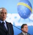 Na posse do novo ministro do Turismo, Marx Beltrão, Temer disse que a oposição no Brasil tem uma concepção política  Foto: Agência Brasil