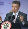 Juan Manuel Santos, presidente da Colômbia  Foto: EFE