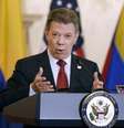 Juan Manuel Santos dedica premiação aos colombianos e às vítimas do conflito com as Farc -  Foto: Agência Brasil