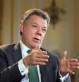Juan Manuel Santos, presidente da Colômbia e ganhador do prêmio Nobel da Paz  Foto: EFE