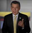 Juan Manuel Santos, presidente da Colômbia, durante pronunciamento sobre o cessar-fogo  Foto: EFE
