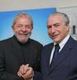 "O que está contido na Carta aos Brasileiros (documento divulgado por Lula em 2002) do ponto de vista de fundamentos macroeconômicos é o que acreditamos", diz Moreira Franco. Na foto, Lula recebe Temer, no Instituto Lula, em 2015  Foto: Ricardo Stuckert/Institulo Lula