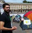 Jovens acampam no centro histórico de Bogotá para pressionar pela implementação de um acordo de paz imediato com  as  Forças  Armadas  Revolucionárias  da  Colômbia  (Farc)  Foto: Agência Brasil