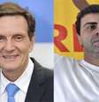 O debate entre Marcelo Crivella e Marcelo Freixo foi marcado por tensão entre os dois, que se atacaram com perguntas e insinuações  Foto: Agência Brasil