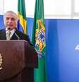 Temer e o novo presidente do Ipea, Ernesto Lozardo, em sua nomeação, em junho  Foto: Beto Barata/PR