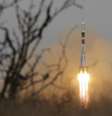 A Soyuz MS-02 levou três tripulante à Estação Espacial Internacional  Foto: EFE