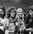O grupo Abba, ao vencer o Festival Eurovision em 1974  Foto: Getty Images