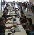 Brasília - No primeiro turno das eleições municipais, eleitores que estavam fora do domicílio eleitoral justificaram a ausência de voto em posto no centro da cidade (Pátio Brasil)   Foto: Agência Brasil