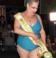 Dona Geralda venceu o concurso Miss Bumbum Melhor Idade na noite desta quarta, 9 de novembro de 2016, em São Paulo  Foto: AGNews / PurePeople