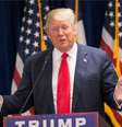 Candidato republicano Donald Trump surpreendeu e vendeu a democrata Hillary Clinton nos EUA  Foto: Getty Images