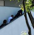 Movimentação na sede da PF, no Rio, durante a Operação Calicute, que prendeu o ex-governador Sérgio Cabral  Foto: Futura Press