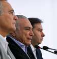 Michel Temer durante coletiva de imprensa neste domingo  Foto: Beto Barata/PR