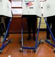 Eleitores votam nas eleições presidenciais nos EUA  Foto: Getty Images