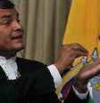 O ex-presidente do Equador Rafael Correa  Foto: Agência Brasil