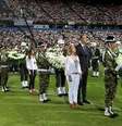 Mais de 40 mil torcedores foram ao estádio do Nacional prestar homenagem à Chapecoense   Foto: EFE