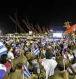 Os preparativos para o sepultamento das cinzas de Fidel Castro em Santiago de Cuba começaram ontem  Foto: Agência Brasil