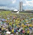 O Movimento Vem Pra Rua realiza manifestações em todo o país. O ato é em apoio à Operação Lava Jato e contra a corrupção e a forma de se fazer política no Brasil  Foto: Marcello Casal Jr/Agência Brasil