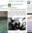 Assaltos, tiroteios e confrontos são publicados em perfis no Facebook que chegam a ter 220 mil seguidores.  Foto: Reprodução / BBC News Brasil