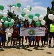 Homenagem do time da comunidade à Chapecoense  Foto: André Luís Bezerra / Divulgação