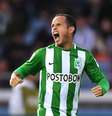 Guerra foi eleito o melhor jogador da última edição da Libertadores, na qual o Atlético Nacional foi campeão  Foto: Getty Images