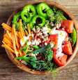 Nutricionista alerta que, quanto mais cores tiver no prato, mais nutritivo ele será  Foto: Thinkstock