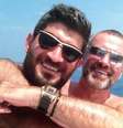 Fadi Fawaz com George Michael: de carona na fama (Foto: Reprodução/Instagram)  Foto: Sala de TV