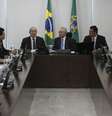 Brasília - O presidente Michel Temer coordena reunião do Núcleo de Infraestrutura,no Palácio do Planalto. Um dos objetivos do encontro é discutir a retomada de grandes obras do Programa de Aceleração do Crescimento ()  Foto: Agência Brasil