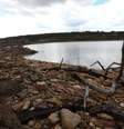 Nível de água da Barragem do Descoberto está abaixo da média histórica.  Foto: Fabio Rodrigues Pozzebom/Agência Brasil