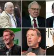 Da esquerda para a direita, o clube dos homens mais ricos do mundo: Bill Gates, Amancio Ortega, Warren Buffett, Carlos Slim, Jeff Bezos, Mark Zuckerberg, Larry Ellison e Michael Bloomberg   Foto: Wikimedia Commons / BBC News Brasil