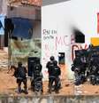 Policiais do Batalhão de Choque invadem a Penitenciária Estadual de Alcaçuz, no Rio Grande do Norte  Foto: Agência Brasil