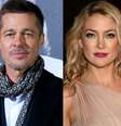 Separado de Angelina Jolie, Brad Pitt estaria namorando a atriz Kate Hudson  Foto: Getty Images / PurePeople