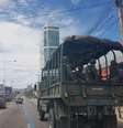Militares garantem a circulação de ônibus em Natal  Foto: Agência Brasil