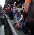 Passageiros enfrentam lentidão nos trens na estação Perus da Linha 7-Rubi da CPTM pelo sexto dia consecutivo, na manhã desta quinta-feira (26), na zona norte de São Paulo (SP).  Foto: Ricardo Guimarães/Futura Press