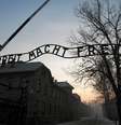 Famosa entrada do campo de concentração de Auschwitz  Foto: Reuters