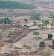 Área afetada pelo rompimento de barragem no distrito de Bento Rodrigues, zona rural de Mariana  Foto: Agência Brasil