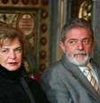 A ex-primeira dama Marisa Letícia e o ex-presidente Lula  Foto: Getty Images 