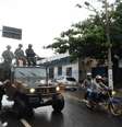 Soldados do Exército fazem a segurança das ruas e dos terminais rodoviários vazios em Vila Velha, região na metropolitana de Vitória (Tânia Rêgo/Agência Brasil)  Foto: Agência Brasil