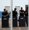 Policiais Militares não saem de seus quartéis no Espirito Santo para trabalhar nas ruas  Foto: Reuters