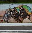 Grafites na Avenida 23 de Maio   Foto: Agência Brasil