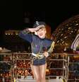 Claudia Leitte como comandante no trio elétrico  Foto: Dilson Silva / AgNews