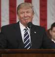 Donald Trump em seu primeiro discurso no Congresso dos Estados Unidos  Foto: Reuters