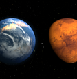 Marte no passado (à esq.) e agora, segundo ilustração feita pela Nasa  Foto: NASA / NASA
