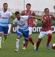 Lance durante a partida entre Santo André SP e Botafogo SP, válida pelo Campeonato Paulista 2017, no Estádio Bruno José Daniel, em Santo André (SP).  Foto: Rogerio Moroti/ Futura Press