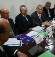 Em reunião, o presidente Michel Temer pede que ministros  intensifiquem o debate sobre a reforma da Previdência em suas bases partidárias  Foto: Agência Brasil