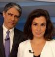 William Bonner e Renata Vasconcellos, âncoras do 'Jornal Nacional'  Foto: Reprodução/Instagram