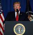 Donald Trump, presidente dos Estados Unidos, afirmou que ordenou o ataque em resposta ao uso de armas químicas na Síria  Foto: Reuters
