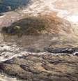 Kaskawulsh é uma das maiores geleiras do rio Yukón no Canadá  Foto: Dan Shugar/Universidad de Washington Tacoma / BBC News Brasil