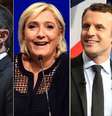 Principais candidatos à Presidência da França, da esquerda para a direita: François Fillon, Benoit Hamon, Marine Le Pen, Emmanuel Macron e Jean-Luc Mélenchon  Foto: Getty Images / BBC News Brasil